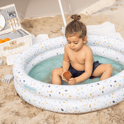 Swim Essentials Zwembad Kind Blauw Wit 1M koop je bij Babywinkel