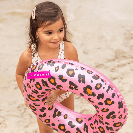 Swim Essentials Zwemband Kind Luipaard Print Roze 55Cm koop je bij Babywinkel
