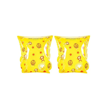 Swim Essentials Zwembandjes Circusprint 0 - 2 Jaar Geel koop je bij Babywinkel