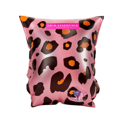 Swim Essentials Zwembandjes Panterprint 0 - 2 Jaar Roze koop je bij Babywinkel