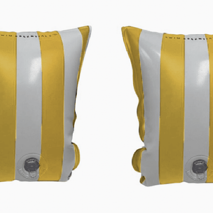 Swim Essentials Zwembandjes Yellow Striped 0 - 2 Years koop je bij Babywinkel