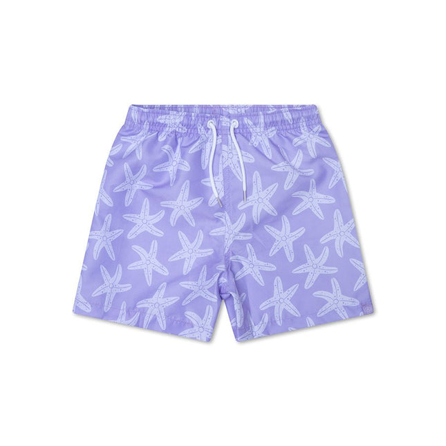 Swim Essentials Zwembroek Kind Lila Sea Stars Shorts koop je bij Babywinkel