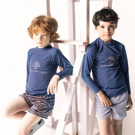 Swim Essentials Zwembroek Kind Zebra Blauw/ Oranje koop je bij Babywinkel