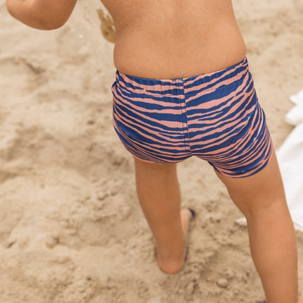 Swim Essentials Zwembroek Kind Zebra Blauw/Oranje koop je bij Babywinkel