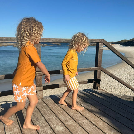 Swim Essentials Zwemshirt Kind Uv Lange Mouwen Yellow koop je bij Babywinkel