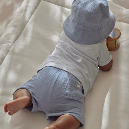 T-shirt korte mouw blauw Baby Blue koop je bij Babywinkel