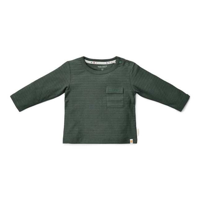 Little Dutch Baby Shirt Lange Mouw Night Green koop je bij Babywinkel