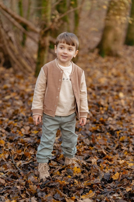 Little Dutch Baby Shirt Lange Mouw Sand Melee Forest koop je bij Babywinkel