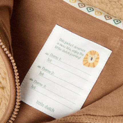 Little Dutch Baby Vestje Teddy Warm Taupe