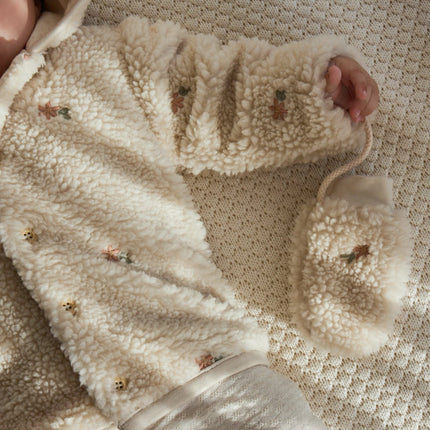 Little Dutch Babyhandschoenen Teddy Sand Flowers