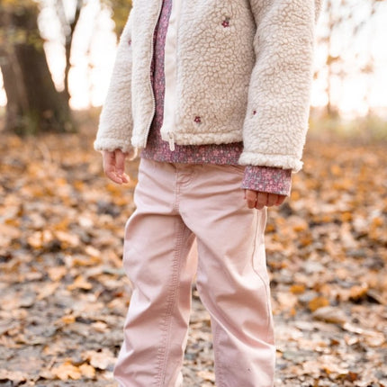 Little Dutch Baby Vestje Teddy Sand Bloemen koop je bij Babywinkel