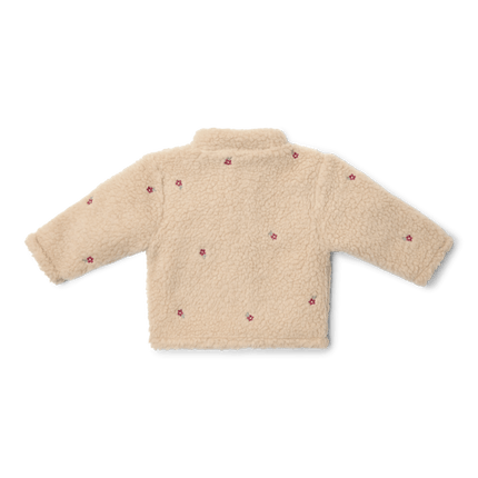 Little Dutch Baby Vestje Teddy Sand Bloemen koop je bij Babywinkel