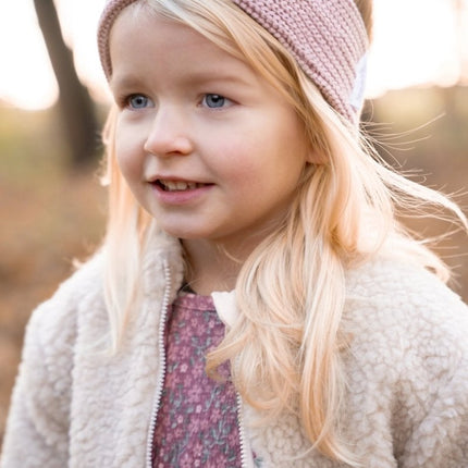 Little Dutch Baby Vestje Teddy Sand Bloemen koop je bij Babywinkel