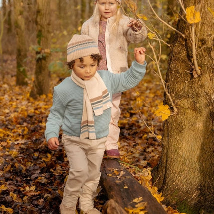 Little Dutch Baby Vestje Teddy Sand Bloemen koop je bij Babywinkel