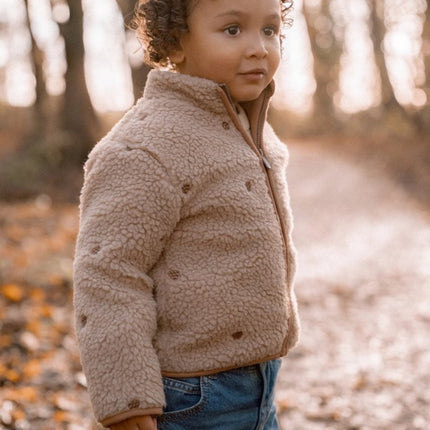 Little Dutch Baby Vestje Teddy Taupe koop je bij Babywinkel