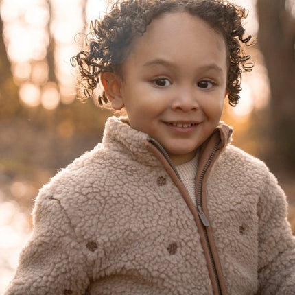 Little Dutch Baby Vestje Teddy Taupe koop je bij Babywinkel