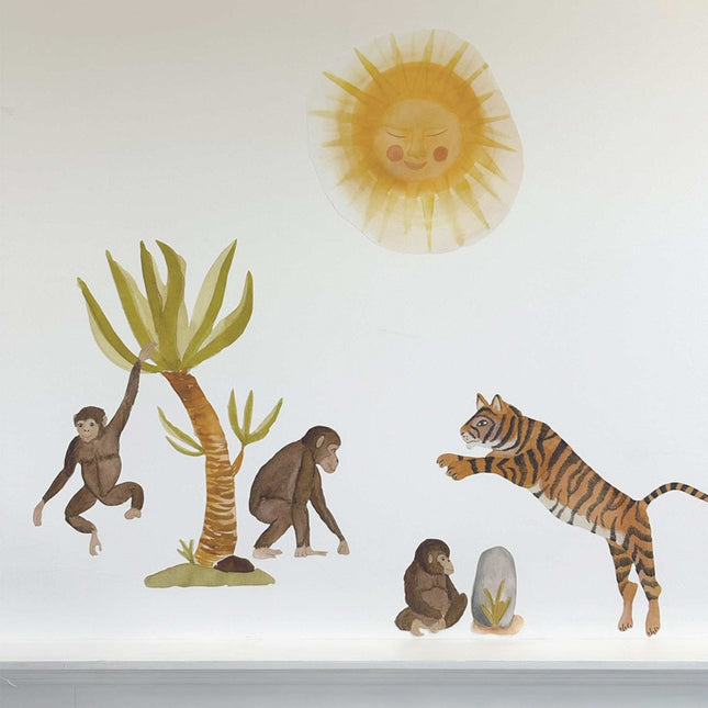 That's Mine Muursticker Monkeys Multi Onesize koop je bij Babywinkel