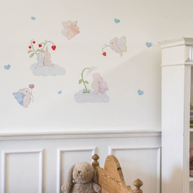 That's Mine Muursticker Strawberry Dreams Beige koop je bij Babywinkel
