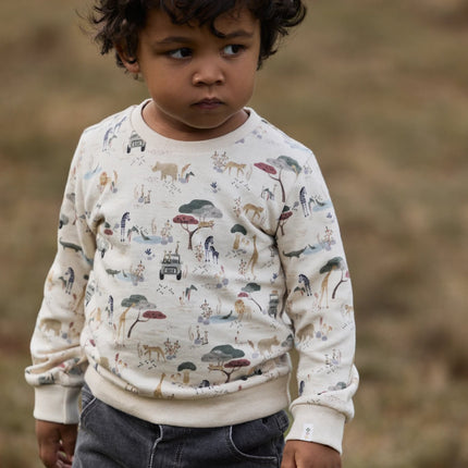 Little Dutch Baby Sweater Safari Adventure
