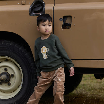 Little Dutch Baby Sweater Safari Deep Olive