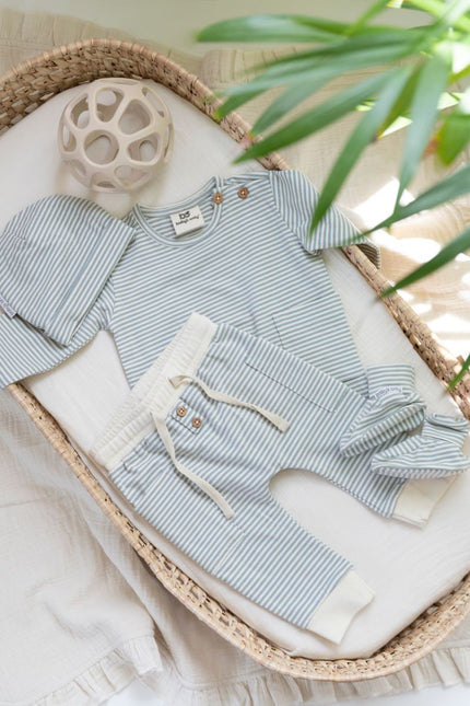 Baby's Only Baby Trui Stripe Nordic Blue koop je bij Babywinkel