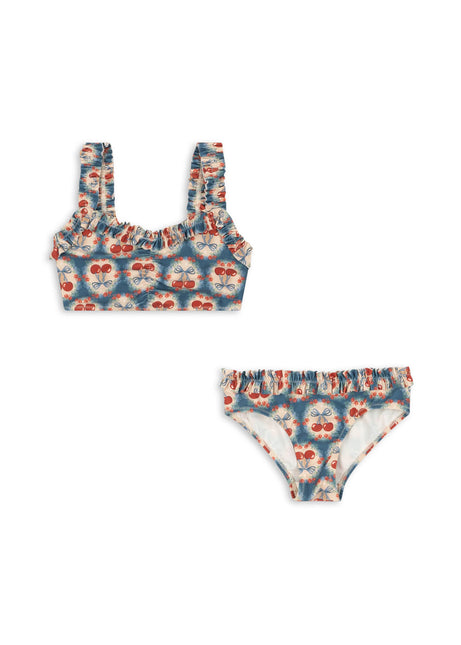 <tc>Konges Sløjd</tc> Bikini Kind Maya Grs Cherry Bow Blå