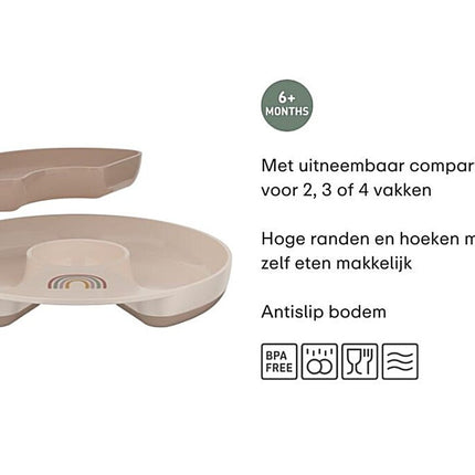 Mepal Babybord Vakjes Mio Forest Friends koop je bij Babywinkel