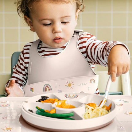 Mepal Babybord Vakjes Mio Sunshine & Rainbow koop je bij Babywinkel
