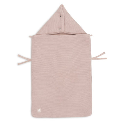 Jollein Voetenzak Basic Knit/ Wild Rose koop je bij Babywinkel