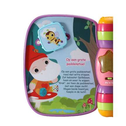 Vtech Baby Boekje Dierenvriendjes Liedjes Roze koop je bij Babywinkel
