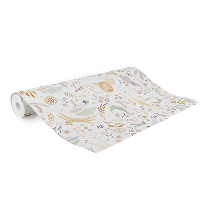 Little Dutch Non-woven-tapet Safari Wonders