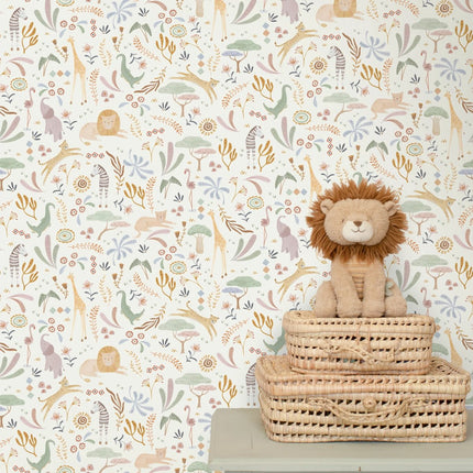Little Dutch Non-woven-tapet Safari Wonders