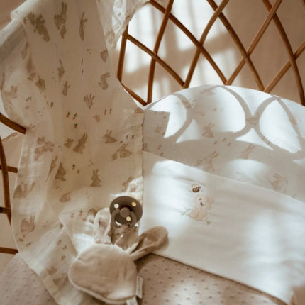 Little Dutch Wiegdeken Pure Soft Beige Gebreid koop je bij Babywinkel