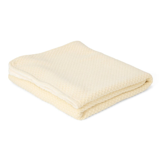 Little Dutch Wiegdeken Pure Soft White Gebreid koop je bij Babywinkel