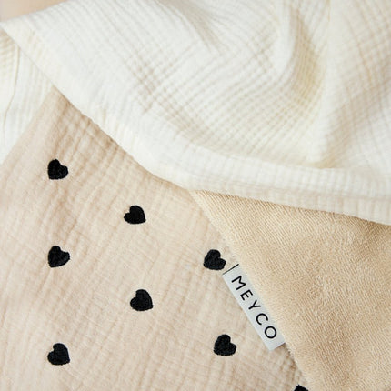Meyco Wiegdeken Sweet Heart Soft Sand 75X100Cm koop je bij Babywinkel