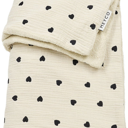 Meyco Wiegdeken Sweet Heart Soft Sand 75X100Cm koop je bij Babywinkel