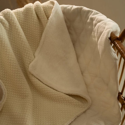 Little Dutch Wiegdeken Pure Soft White koop je bij Babywinkel