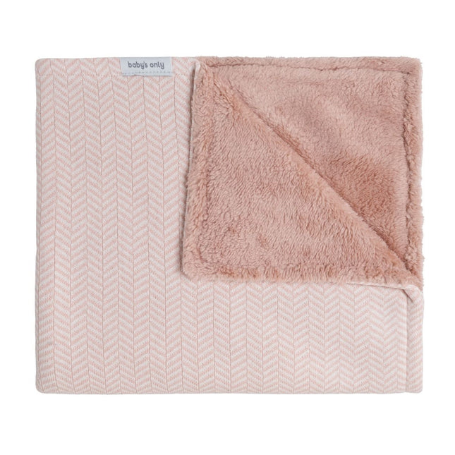 Baby's Only Wiegdeken Teddy Dawn Blush/ Ecru koop je bij Babywinkel