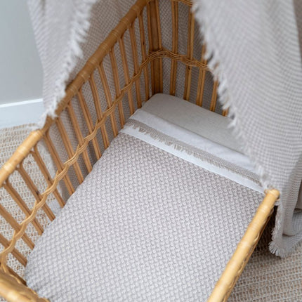 Baby's Only Wiegdeken Teddy Happiness Urban Taupe/Ecru koop je bij Babywinkel