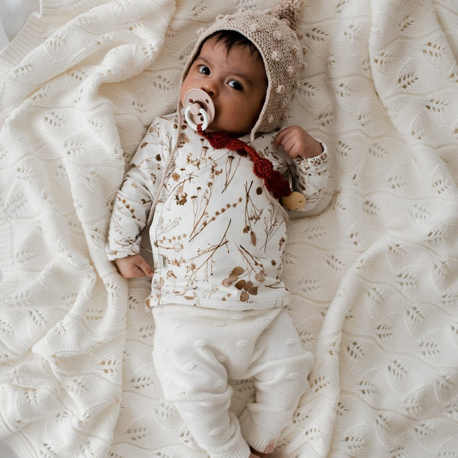 Yumi Baby Overslag Shirt Baby Garlande koop je bij Babywinkel