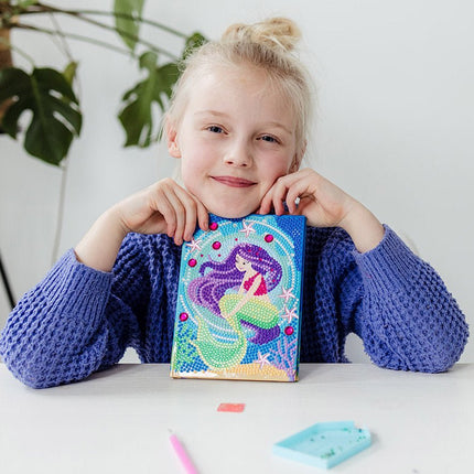 Zeemeermin Knutselset Diamond Painting Notitieboek koop je bij Babywinkel