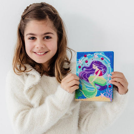 Zeemeermin Knutselset Diamond Painting Notitieboek koop je bij Babywinkel
