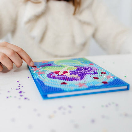 Zeemeermin Knutselset Diamond Painting Notitieboek koop je bij Babywinkel