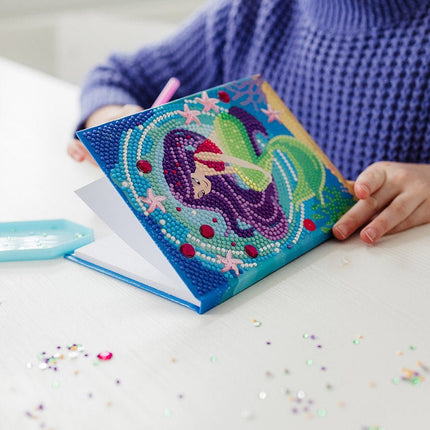 Zeemeermin Knutselset Diamond Painting Notitieboek koop je bij Babywinkel