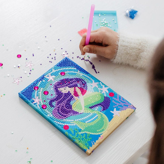 Zeemeermin Knutselset Diamond Painting Notitieboek koop je bij Babywinkel
