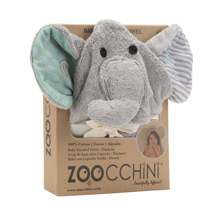 Zoocchini Badjas Baby Elli The Elephant Katoen koop je bij Babywinkel