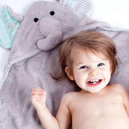 Zoocchini Badjas Baby Elli The Elephant Katoen koop je bij Babywinkel