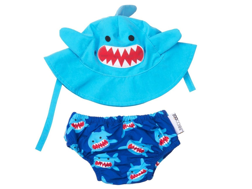 Zoocchini Zwemluier Haai Set koop je bij Babywinkel