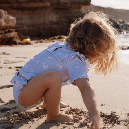 Zwem shirt korte mouwen en broekje Dreamy Lavender koop je bij Babywinkel