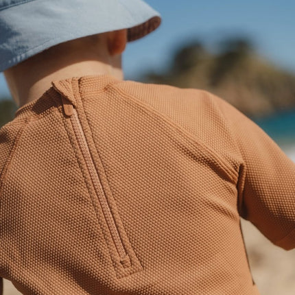 Zwem shirt korte mouwen Sunny Brown koop je bij Babywinkel